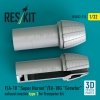 RESKIT RSU32-0212 F/A-18 Super Hornet/EA-18G Growler exhaust nozzles type 1 for Trumpeter kit (3D Printed) (1/32)